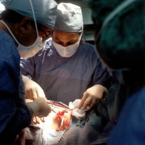doctor and nurse during operation